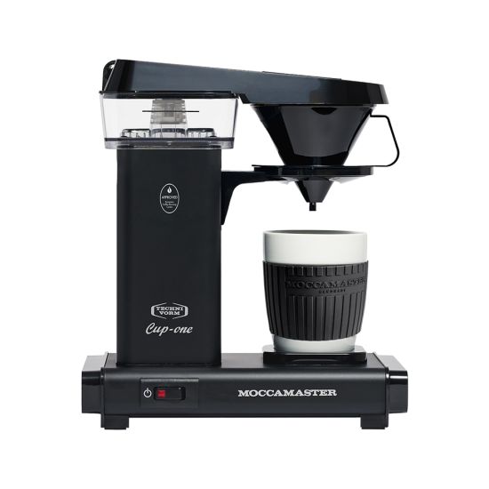 Moccamaster Cup-One single cup coffee machine in Matt Black