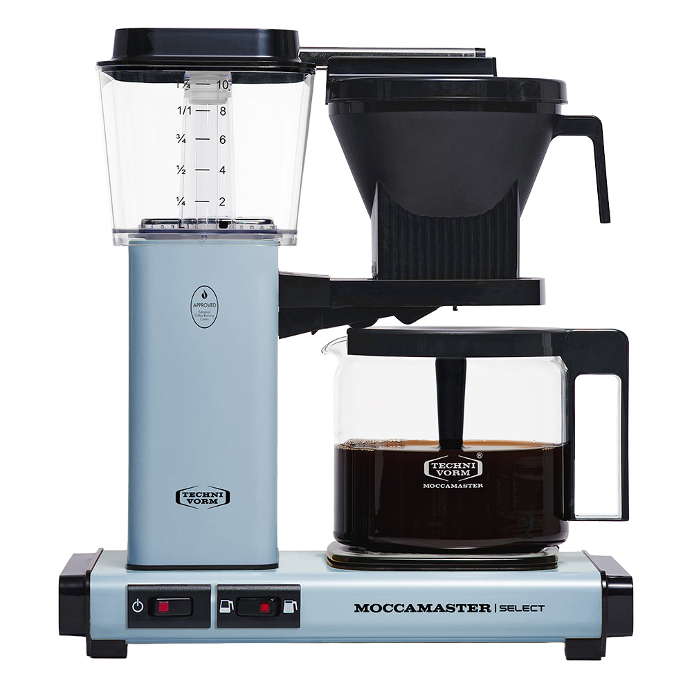Moccamaster KBG Select filter coffee machine in Baby Blue